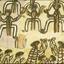 Aboriginal Corroboree Painting by Barak: A Cultural Icon of Melbourne's Indigenous Heritage