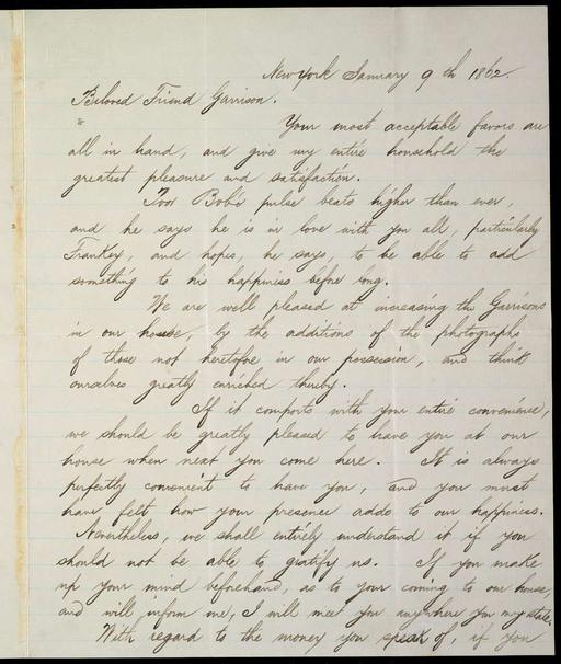 Letter from John Hopper, New York, to William Lloyd… — PICRYL - Public ...