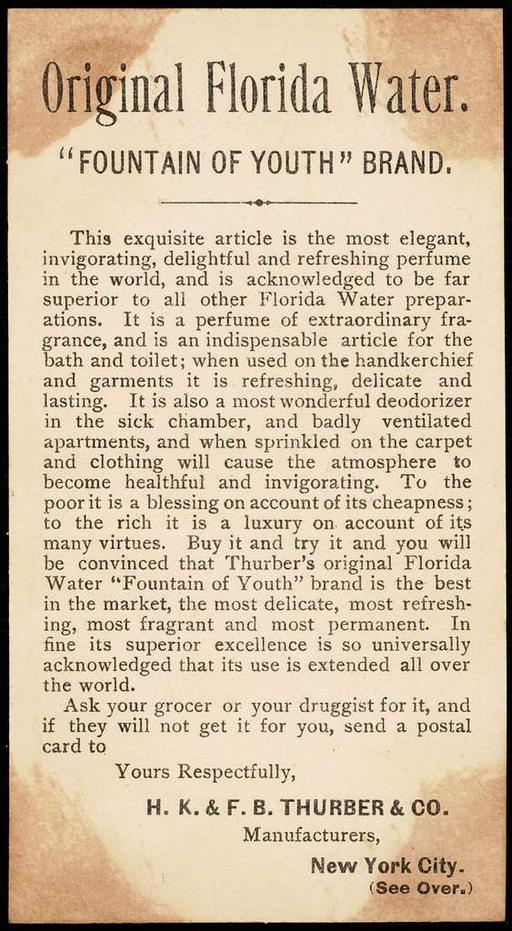 Fountain of Youth - Original Florida Water