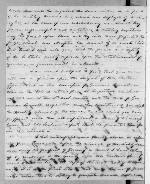 Samuel Ragland Overton to Andrew Jackson, June 8, 1823 - PICRYL ...