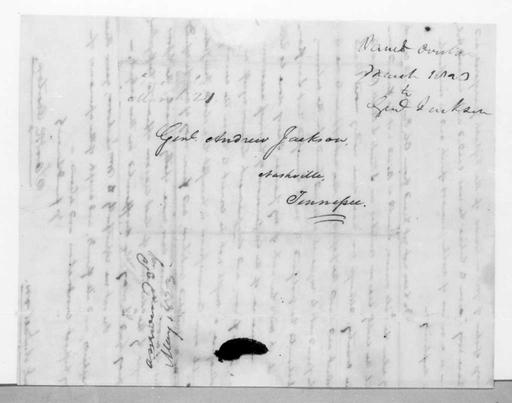 Samuel Ragland Overton to Andrew Jackson, March 19, 1823 - PICRYL ...