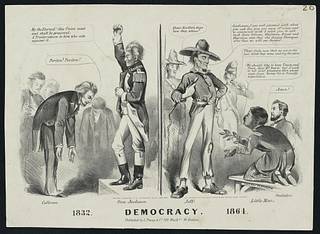 Democracy 1832. 1864. - Public domain broadside, Library of Congress -  PICRYL - Public Domain Media Search Engine Public Domain Search