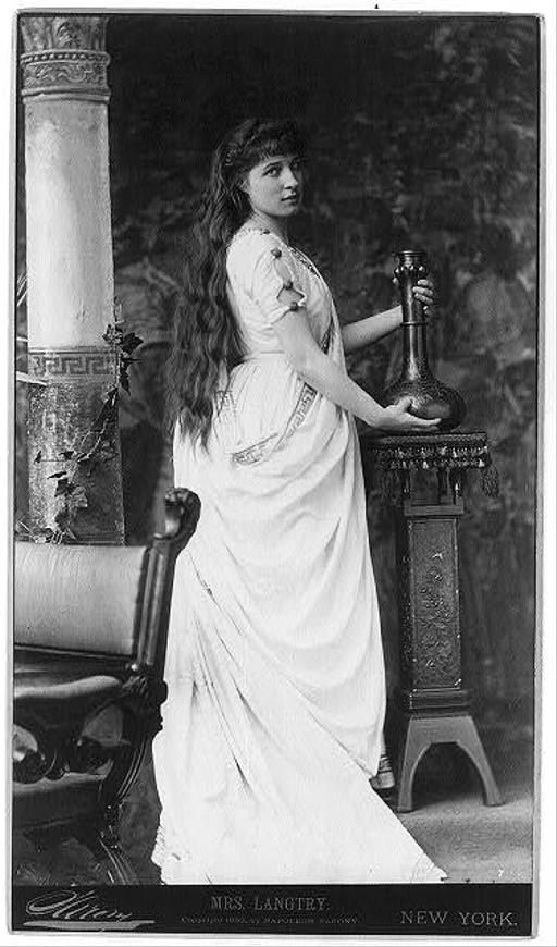 lillie langtry black dress Langtry, 1853-1929, full-length portrait,… — PICRYL king edward vii lillie langtry black dress