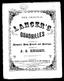 Original lancer's quadrilles - Public domain American sheet music, 1885