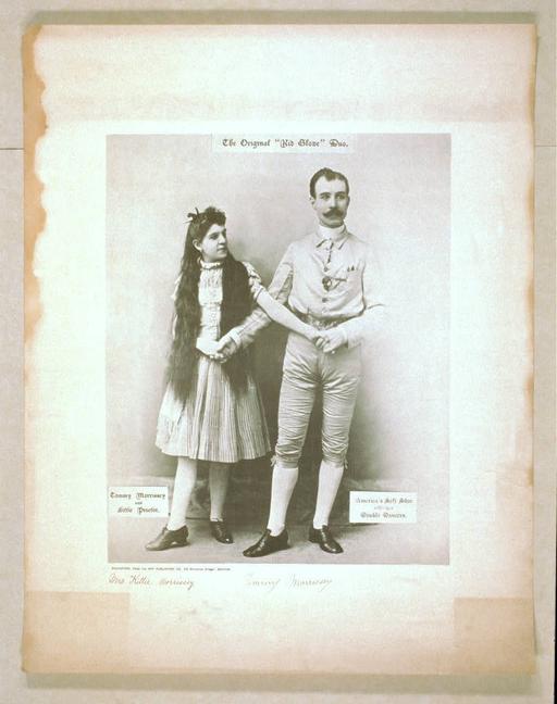 The original "Kid Globe" Duo - Public domain portrait print, children, globe, portrait, siblings, historical, photography