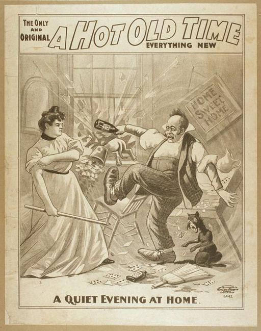 Die einzige und ursprüngliche Eine heiße alte Zeit alles neu, poster, theatrical performance, caricature, advertising, vaudeville, entertainment