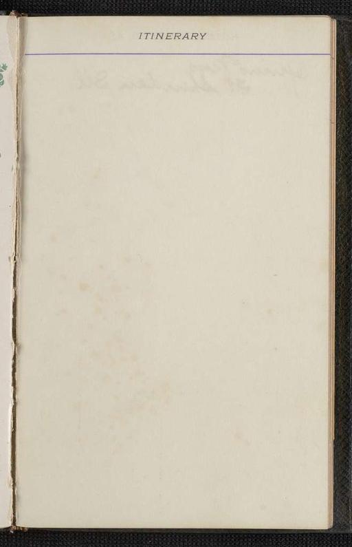 George S. Patton Papers: Diaries, 1910-1945; Original; 1910
