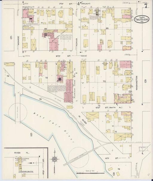 Sanborn Fire Insurance Map from Two Rivers, Manitowoc County, Wisconsin ...