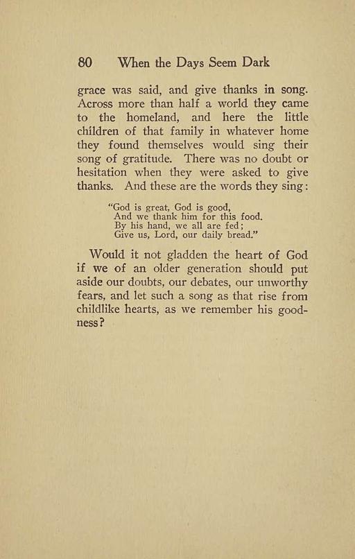 When the days seem dark, - PICRYL - Public Domain Media Search Engine ...