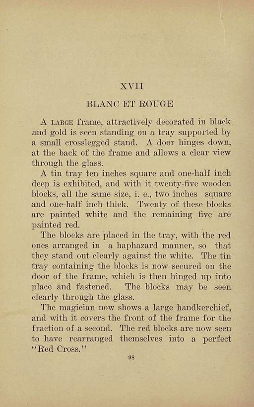 New and original magic : comprising a number of novel and entertaining effects : a fund of information for the professional artist and his younger brother, the amateur