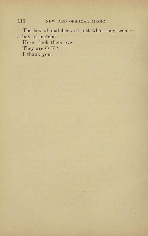 New and original magic : comprising a number of novel and entertaining effects : a fund of information for the professional artist and his younger brother, the amateur