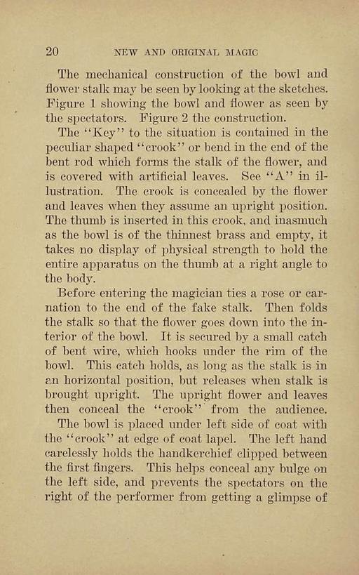 New and original magic : comprising a number of novel and entertaining effects : a fund of information for the professional artist and his younger brother, the amateur