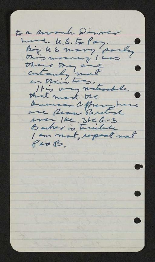 George S. Patton Papers: Diaries, 1910-1945; Original; 1942, Aug. 5-17