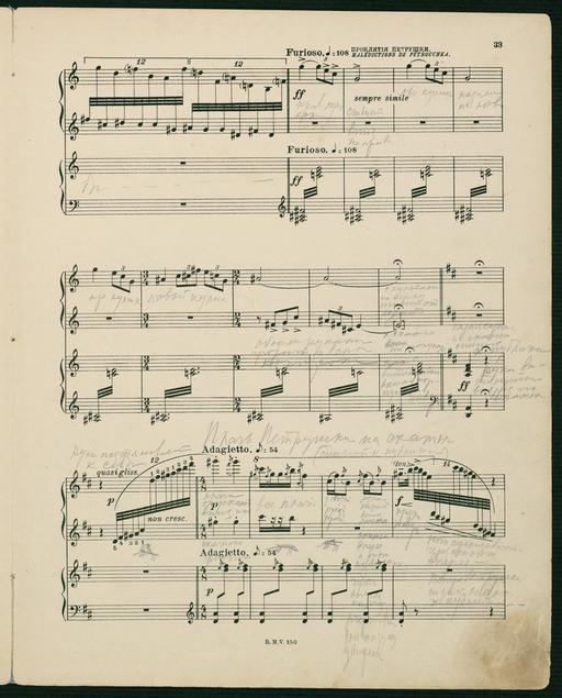 Music score of Petrouchka (Igor Stravinsky), with… — PICRYL
