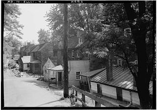 Mill Houses,1209-1217 Oella Road,Ellicott City,Howard County,MD,Maryland,HABS 