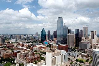 View of the Dallas, Texas, skyline, taken from Reunion Tower - PICRYL -  Public Domain Media Search Engine Public Domain Search
