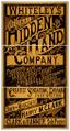 Whiteley's Original Hidden Hand Company presenting an entirely new dramatization of the New York Ledger's greatest story by Mrs. E.D.E.N. Southworth, the famous Southern novelist : the greatest sensational drama ever written.