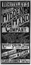 Whiteley's Original Hidden Hand Company presenting an entirely new dramatization of the New York Ledger's greatest story by Mrs. E.D.E.N. Southworth, the famous Southern novelist : the greatest sensational drama ever written.