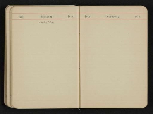 George S. Patton Papers: Diaries, 1910-1945; Original; 1918-1919