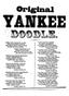 Original Yankee Doodle. Song sheet - American Songs Collection