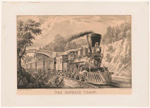 The express train - Print, Library of Congress collection - PICRYL ...