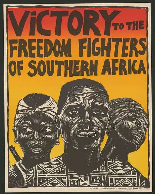 Condemn the South African apartheid regime and support the
