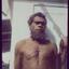 Aborigine man of the Worki (?) tribe, Gilbert River