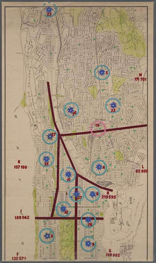 1906 Library map of Manhattan, City of New York - PICRYL - Public ...