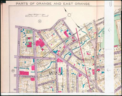 Parts of Orange and East Orange - Public domain map - PICRYL - Public ...