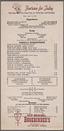 Old Original Bookbinder's - Restaurant menu