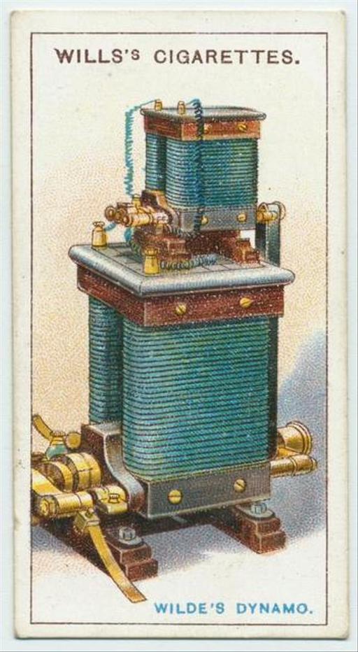 Wilde's dynamo. Vintage American cigarette card — PICRYL