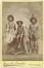 Drie Aboriginals op een tentoonstelling in het Crystal Palace te Londen