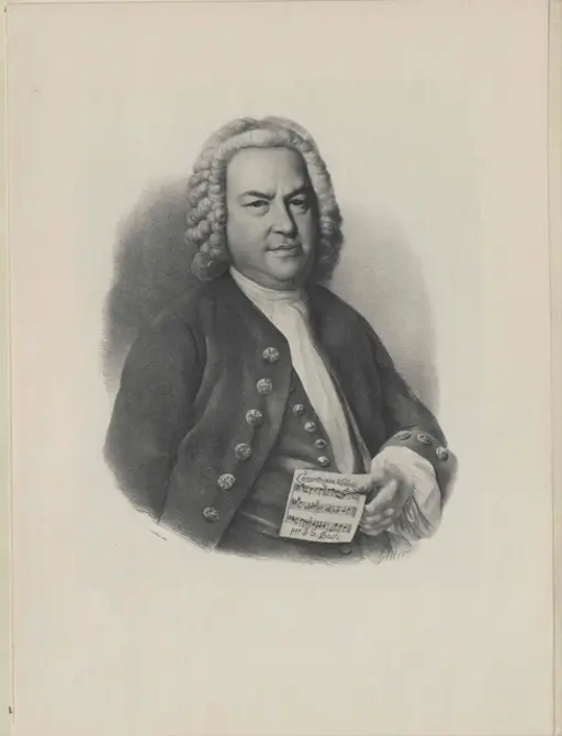 Johann Sebastian Bach - Public domain portrait engraving — PICRYL