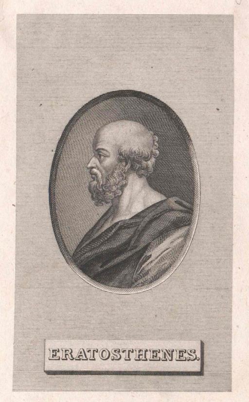 Eratosthenes, portrait - Public domain portrait engraving — PICRYL